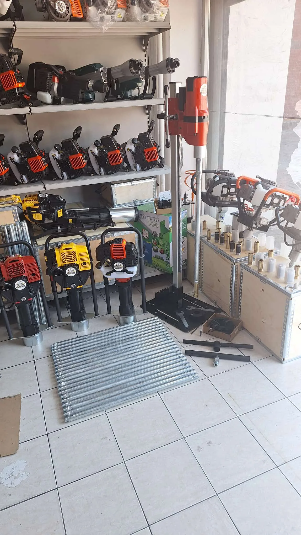 Karot ve El Sondaj Makinesi 5,5 Hp Profesyonel Güçlü Motoru