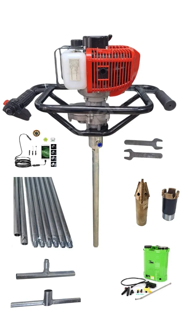 3 HP BENZİNLİ KAROT & EL SONDAJ MAKİNESİ 5MT SET